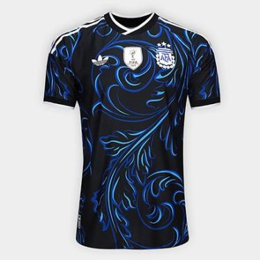 Imagem de Camisa Seleção Argentina Away 2026 s/nº Jogador Adidas Originals Masculina-Masculino