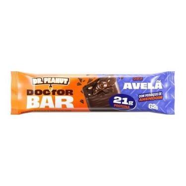 Imagem de Barra de Proteína Dr Peanut Doctor Bar Sabor Avelã 62g Max Titanium 1 