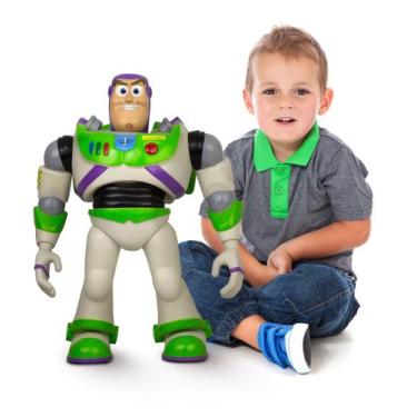 Imagem de Boneco Toy Story Buzz Lightyear Gigante 55cm - TCS