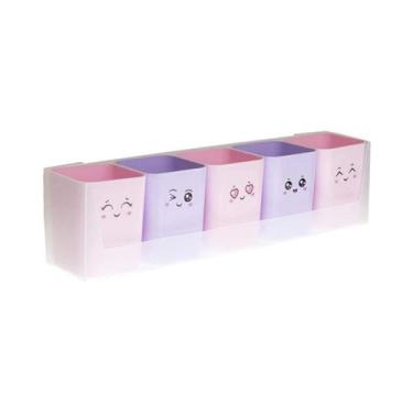 Imagem de Porta Lápis e Objetos Dello Kit Doçura Com 05un
