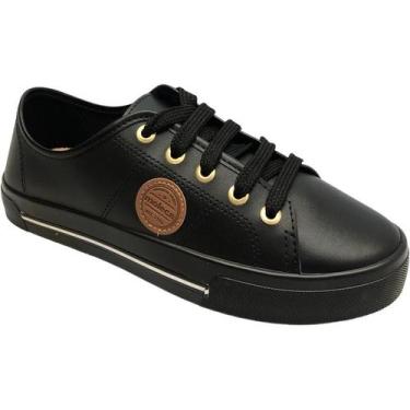 Imagem de Tênis Moleca Flatform Flow, Preto, Preto, 36