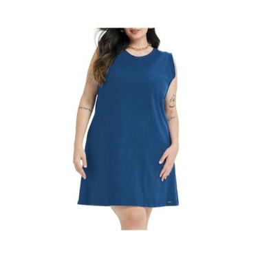 Imagem de Vestido regata fem adulto - marialícia, M, Azul