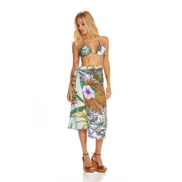 Imagem de Saída de praia canga, mangue, versátil - Aquária Wear, M