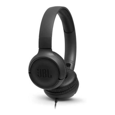Imagem de Fone De Ouvido Tune 500 Com Fio E Microfone Preto JBL