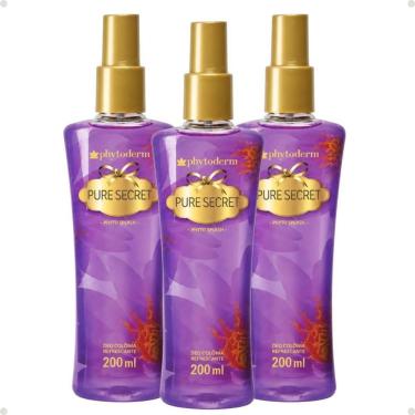 Imagem de Kit Phytoderm: 3 Body Splash Deo Colônia Pure Secret 200ml