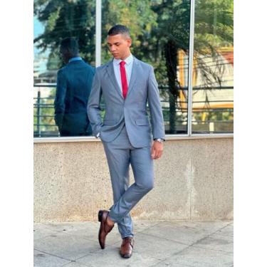 Imagem de Terno Masculino Super Slim Poliviscose Grafite - APA, 60