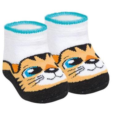 Imagem de Meias Para Recém Nascido Bebê Menino Tigre - Selene