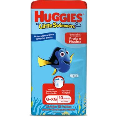 Imagem de Fralda para Piscina Descartavel Huggies Little Swimmers G XG