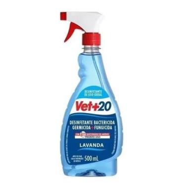 Imagem de Desinfetante Bactericida Vet20 Spray Lavanda