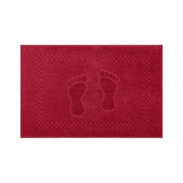 Imagem de Toalha De Piso Pezinho Em Jacquard Appel Vermelho