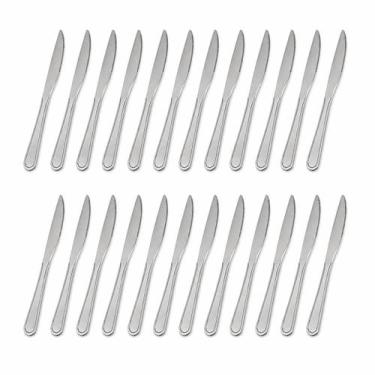 Imagem de Kit 24 Facas Churrasco Inox 21cm - Becca Home