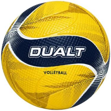 Imagem de Bola de Vôlei Dualt VP 8000 Oficial Treino e Jogo, Amarelo, Azul, ÚNIC