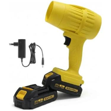 Imagem de Soprador de Ar Turbo BOM-9725 Bateria 21V 330W Amarelo Bomvink