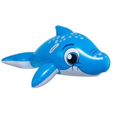 Imagem de Boia Inflável Golfinho Infantil Piscina e Praia Mor