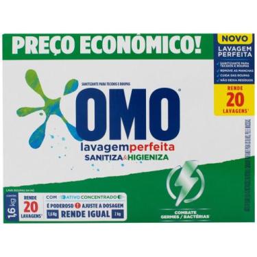 Imagem de Sabão em Pó Omo Lavagem Perfeita - Sanitiza e Higieniza Concentrado 1,