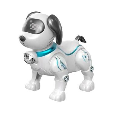 Imagem de Brinquedo Interativo De Cão Robô De Plástico Inteligente Com Luz E Som