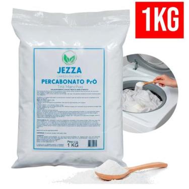 Imagem de Alvejante Sem Cloro Percarbonato de Sódio Super Tira Manchas 1kg Roupa