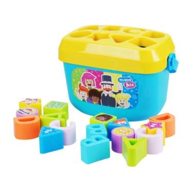 Imagem de Brinquedo de Encaixar Mundo de Bita - Baldinho de Formas Yes Toys 18 P