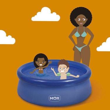 Imagem de Piscina Inflável redonda Infantil Verão Mor 001048 de 1.65m x 55cm 100