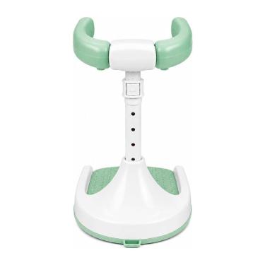 Imagem de Suporte de Banho para Bebê em Pé Ajustável 44-54CM Base Antiderrapante Apoio Frontal Anatômico Verde Outras Marcas