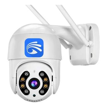 Imagem de Câmera IP Speed Dome Rotativa 355 graus  Full HD 1080p Wifi Visão Noturna Interna Externa Aquilae