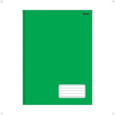 Imagem de Caderno Brochura São Domingos 1-4 48 Folhas Verde Kbom! Capa Dura Laminação com Brilho