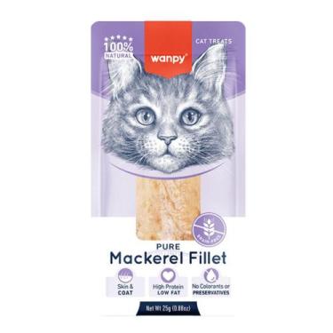 Imagem de Petisco Wanpy para Gatos Filé de Cavalinha Puro 25g