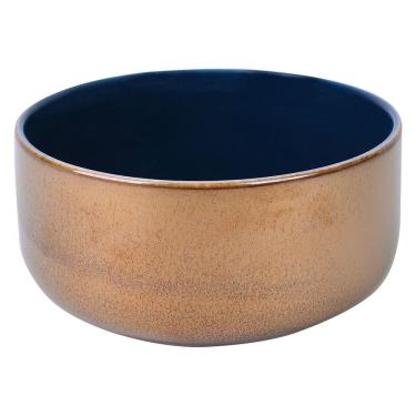 Imagem de Bowl keramie em cerâmica azul e dourado