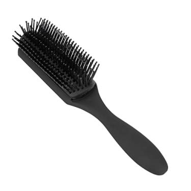 Imagem de Escova de cabelo de salão, ferramenta de estilo Escova de desembaraçar de cabelo compacta portátil ergonômica para maquiagem para salão de cabeleireiro para viagem em casa