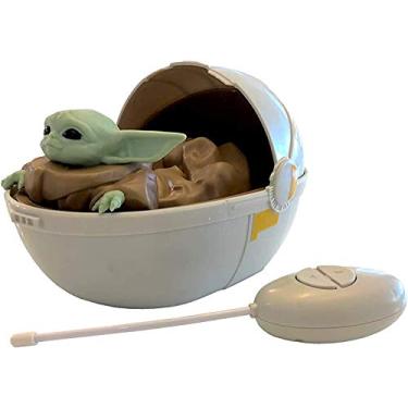 Imagem de Mandalorian Star Wars The Baby Yoda The Child in Pram - Remote Control Crib Car