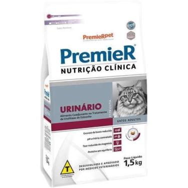 Imagem de Ração Premier Nutrição Clínica Urinário Para Gatos Adultos 1,5 Kg - Pr