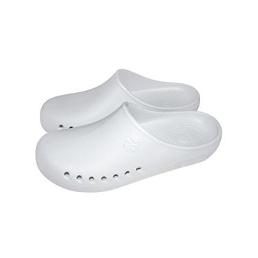 Imagem de Natural Uniforms – Tamanco de amamentação masculino confortável antiderrapante (100 m), Branco, 8 Wide