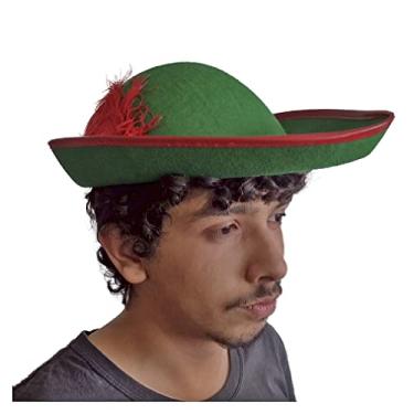 Imagem de Chapéu Alemão Verde com Pena em Feltro
