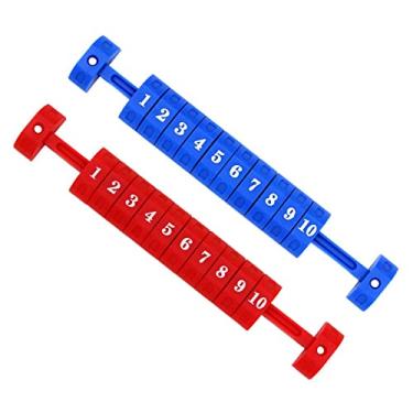Imagem de Vaveren 2 peças de contadores de pontuação de pebolim, unidades de pontuação para sala de jogos, 10 números