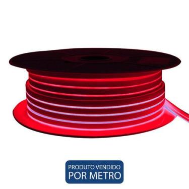 Imagem de Fita Led Neon Vermelha 12V 30W Ip65 Eletrorastro