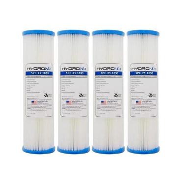 Imagem de 4 Refil Plissado Hydronix Cavalete Lavável 10 50 Micras