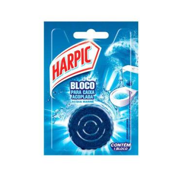 Imagem de Tablete Para Caixa Acoplada Aqua Marine Harpic 50G 1 Unidade