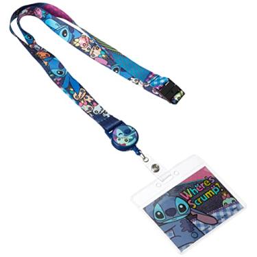 Imagem de Disney Stitch Lanyard with Retractable Card Holder Multi Color