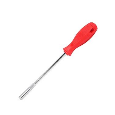Imagem de Oumefar Chave de fenda sextavada chave de fenda vermelha chave de fenda manual chave de fenda de mão chave de fenda estendida para indústria automotiva (5 mm) chave de fenda
