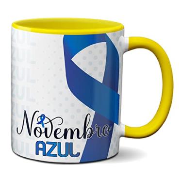 Imagem de Caneca Novembro Azul Combate Ao Câncer De Próstata Saúde (Amarela)