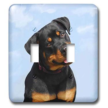 Imagem de 3dRose Interruptor duplo Rottweiler lsp_4375_2