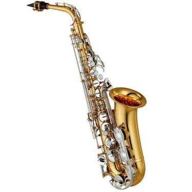 Imagem de Saxofone Alto yas 26 id Laqueado Dourado com Case Yamaha