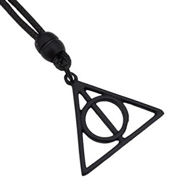 Imagem de Colar de Couro Ajustável Tradicional Relíquias da Morte Harry Potter