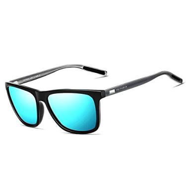 Imagem de Oculos de Sol Masculino Quadrado VEITHDIA com Proteção Uv400 Polarizados Anti-Reflexo 6108 (C1)