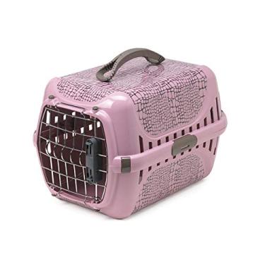 Imagem de Wildlife Caixa Transporte Nº1 Com Trava Rosa Para Cães