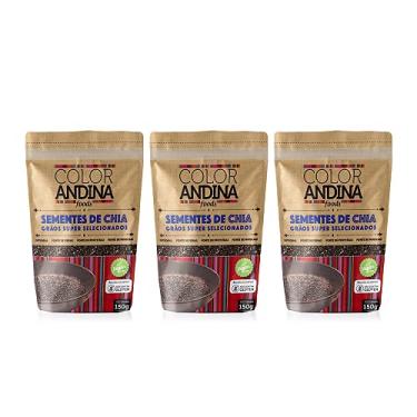 Imagem de SEMENTE DE CHIA Color Andina 150g-3 pacotes