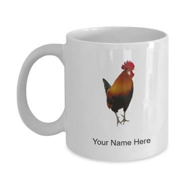 Imagem de Caneca de frango personalizada - Caneca de café para amantes de galinha ideia crianças meninos meninas Amor - Caneca de café de 325 ml