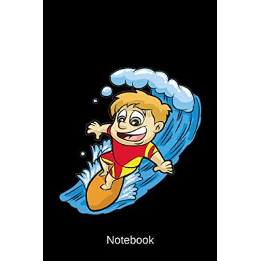 Imagem de Notebook: Surfer Boy Surfing Notepad Personal Organizer