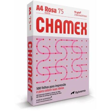 Imagem de Papel Sulfite A4 Chamex Colorido 210X297mm 75G C/ 500 Folhas