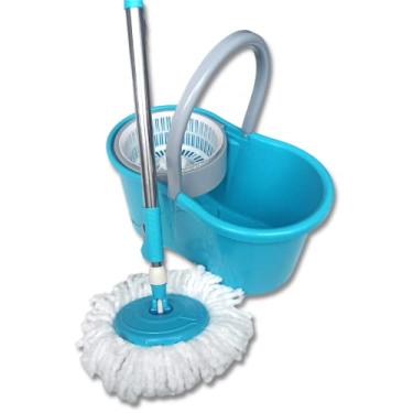 BALDE SPIN MOP 360 COM ESFREGAO 13 LITROS 123CLEAN - 123Útil